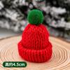 Decoraciones para Pastel de Navidad 2026 Corona de Hierba Gorro de Hilo Topper Taza de Papel Taza para Pudín Push Pop Decoración de Mesa de Postres