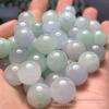 Jade Bashan gelo verde 13mm contas redondas atacado faça você mesmo pulseira colar contas soltas Jade Jewelry brincos contas de jade