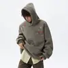 Sudadera con capucha bordada Estrella Americana para hombre, diseño de otoño de peso pesado, manga larga, top Streetwear, sudadera deportiva versátil