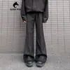 Pantalones de Traje Lisos Caídos Otoño 2026 para Hombre Estilo Retro Americano Modernos Simples Sin Planchar Tacto de Alta Gama Ligeramente Acampanados Largos