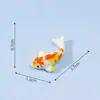 Paisagem em Miniatura Criativa Série de Carpas Coloridas Figurinhas Fofas Peixes de Tanque Decorações DIY para Aquário Acessórios para Pendurar Pequenos Ornamentos