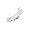 Ángulo Extruido Asiento de Ángulo de Aluminio Engrosado Código de Ángulo de Aluminio Pieza de Ángulo de Aluminio de 90 Grados Conector de Perfil de Aluminio 4080 Ángulo de Aluminio Reforzado 4040 Otros