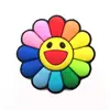 56 Série Smiley Flores para Sapato Fofo DIY Flores para Sapato com Furo Enfeites Criativos para Sapato Estrela Inteligente Fivela de Sapato Removível
