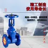 Válvula Gaveta Z41X-16Q com Flange Vedação Macia Haste Elástica Ascendente Ferro Fundido Válvula Gaveta de Controle para Água Potável Esgoto DN80
