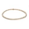 Headdress coreano KNK para niños, cuerda para el pelo de seda brillante, aro pequeño, cuerda para atar básica, anillo para el pelo de seda simple, versátil, dorado y plateado