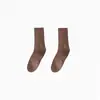 Calcetines calcetines de media pantorrilla para mujer otoño e invierno calcetines de felpa sin costuras medias calcetines para mujer ins de moda combinan con todo de aspecto bonito estilo Mori