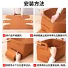 Cesta de Almacenamiento de Fieltro, Caja de Almacenamiento Plegable para Coche, Snacks para el Hogar, Juguetes, Artículos Varios, Bolsa de Almacenamiento para Ropa Sucia