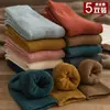 Calcetines de lana gruesos para hombre para otoño e invierno, extra gruesos, con forro de terciopelo, de caña media, de felpa, calcetines de algodón de invierno, calcetines cálidos, calcetines para niños