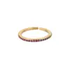 Anillo Geométrico de Moda con Circonita Colorida de Diamante Completo para Mujer, Diseño de Nicho, Exquisito, Elegante y Único, Nuevo Lujo Ligero