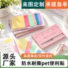 Venta Directa de Fábrica Set de Notas Adhesivas, Notas Adhesivas Fluorescentes Impermeables, Pegatinas Transparentes para Índice de Mascotas, Pegatinas para Marcar Mensajes