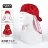 Chapéu com Capuz Respirável para Proteção Solar Verão Malha Estampa Paisley Lenço de Cabeça Unissex Faixa de Cabeça Esportiva Chapéu de Pirata Forro de Capacete