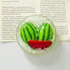 Tazón de Cristal Helado con Diseño Realista de Frutas 3D, Imanes para Refrigerador, Accesorios de Resina, Artículos de Decoración para el Hogar al por Mayor