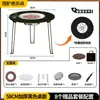 Mesa Dobrável Portátil Zhuofan para Preparo de Chá ao Ar Livre, Churrasco, Acampamento, Piquenique, Conjunto de Carvão para Pátio, Atacado