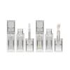 Jinze Order Square Tubo de Brillo Labial Transparente Grueso/Fino 7Ml/8Ml Material de Embalaje de Tubo Vacío de Plástico