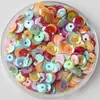 Lentejuelas cóncavas de 5 mm, purpurina, accesorios para joyería DIY, materiales para pintura manual de preescolar, accesorios para ropa, accesorios para disfraces de baile