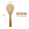 Espátula de Bambú Espátula Antiadherente para Cocinar Espátula de Madera Espátula de Bambú Casera Madera Espátula de Madera Espátula de Madera de Bambú