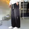 Jeans Juventude Solto Reto Lavado Calças Estilo Americano High Street Tendência Primavera e Outono Gordos Calças Casuais Masculinas Microelástico
