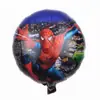 Globo Inflable Lleno de Helio Globo de Papel de Aluminio Dibujos Animados 18 pulgadas Spider-Man Superman Papel de Aluminio Infantil Al por Mayor Modelo Nuevo