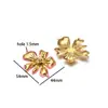 Colgante de Acero Inoxidable con Forma de Estrella de Mar y Flor de Caracola para Pendientes DIY, Accesorios de Joyería al por Mayor