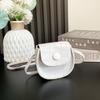 Bonito menina mini quadrado saco jardim de infância crianças PU bolsa da moeda estilo ocidental Bebê fora saco de acessórios de ombro