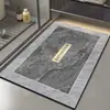 Diatom Mud Banheiro Absorvente Tapete de Piso Luz de Vaso Sanitário Tapete Antiderrapante de Luxo Porta de Entrada de Secagem Rápida Tapete de Pé Tapete de Porta de Vaso Sanitário