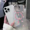 Funda de Teléfono Azul con Lazo para Pantalla Completa Adecuada para Apple 18 Promax Magnética Mate iPhone 16/15 Agujero Grande 14