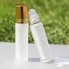 Frasco Roll-On de Perfume de Aceite Esencial 2m en stock Frasco con Bolita Rodante Frasco de Vidrio Transparente para Perfume Frasco de Aceite Esencial Tapa Metálica Frasco Vacío