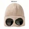 Gorro de Punto de Color Sólido para Otoño e Invierno, Gorro Plegable Cálido a Prueba de Viento, Gorro de Aviador Unisex con Parte Superior Redonda sin Visera
