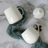 Taza Ins Estilo Nórdico, Taza Linda de Porcelana Ósea Transfronteriza, Logo Personalizable, Venta al por Mayor de Tazas de Agua de Tangshan