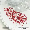 Accesorios para Uñas Artísticas Brillantes K9 Huazi Corte Pequeño Mini Planos Biselados Fondo Plano Diamante Shijia Rojo Grande Gota de Agua Decoración para Uñas