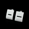 Pie Prensatelas Plano Abierto/Cerrado Seis Mariposas Blanco Teflón T652 9MM 12MM para Máquina de Coser, Pie Prensatelas Espiga de Herringbone, Pie Prensatelas de Plástico