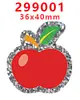 Accesorios Acrílicos de Dibujos Animados con Purpurina Transfronterizos Accesorios de Joyería DIY de Resina Parche Pasador Pasador Gt-Y-293670