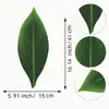 Hojas de Monstera Artificiales, Plantas Falsas Verdes Exclusivamente para Decoración de Hawái y Suministros para Festivales, Hojas de Monstera con Cinta Adhesiva No Pegajosa