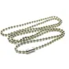 Collar de cadena de bolas de acero de 24 mm, varias especificaciones, color acero, a juego con cadena de bolas de acero, bronce antiguo dorado N-060