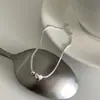 Pulsera con Colgante de Corazón de Metal de Alta Gama para Mujer, Diseño de Nicho, Sencilla y Elegante, Joyería de Pulsera de Moda Versátil