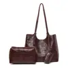 Bolso de Hombro Retro Commuter Nuevo Otoño 2026 Moda Bolso Tote de Gran Capacidad a la Axila Moda Nicho