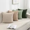 Funda de almohada de pana sin relleno, funda de cojín de burbujas 3D para cojín de respaldo de sofá de sala de estar en casa
