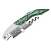 Cuchillo para camarones con mango de madera multifuncional color madera abridor de botellas de vino cuchillo de caballito de mar abridor de botellas de vino de alta calidad para cerveza