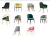 Mesa de Comedor y Silla de Mármol Nórdico Combinación Mesa Sencilla para Apartamento Pequeño Mesa Celebridad de Internet Estancia en Casa Restaurante Mesa de Comedor Rectangular con Placa de Roca