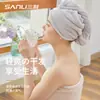 Touca Seca-Cabelo Sanli Espessa, Touca de Banho Absorvente de Fleece Coral para Adultos e Estudantes, Toalha para Secar Cabelo