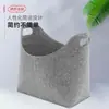 Bolsa de fieltro para leña transfronteriza, bolsa creativa simple de lingote, bolsa de fieltro para almacenamiento de verduras, bolsa portátil para organizar artículos varios
