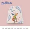 Bolsa con cordón Ciudad Animal, Artículos varios de viaje, Ropa interior, Bolsa de almacenamiento para juguetes, Neceser de dibujos animados, Almacenamiento portátil