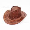 Chapéu de Cowboy Western Americano Chapéu Masculino e Feminino Chapéu Universal Chapéu de Couro Sintético Chapéu de Sol Casual Chapéu de Verão da Moda para Adulto Agora
