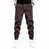 Pantalones de Pana para Hombre Invierno Casual de Moda Pierna Ancha Leggings de Terciopelo Grueso Moda Deportiva