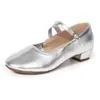 Zapatos de Baile Latino Doble Tacón Cuadrado Zapatos de Baile Zapatos de Baile para Mujer Suela Suave Zapatos de Práctica Zapatos de Baile Étnico