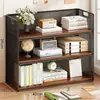 Estante de mesa, pequeno rack de armazenamento multicamadas para uso doméstico, estante simples, armário de quarto, organizador de mesa para estudantes