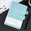 Caderno de Anotações A5 para Negócios Simples Espessado Atas de Reunião de Trabalho Diário Manual Criativo Personalização de Logo