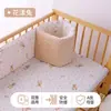 Circunferência da cama saco macio anti-colisão uma peça Bloco do bebê pano cama infantil cerca invólucro costura bebê costura cama cerca removível e lavável