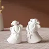 Gesso Roupas Vela Molde DIY Enfeites de Gesso Vela Aromaterapia Coração Anjo Menina Molde de Silicone Atacado