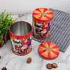 Lata de Música de Natal Embalagem de Presente de Páscoa Lata Redonda com Lata de Música Personalizada de Grau Alimentício